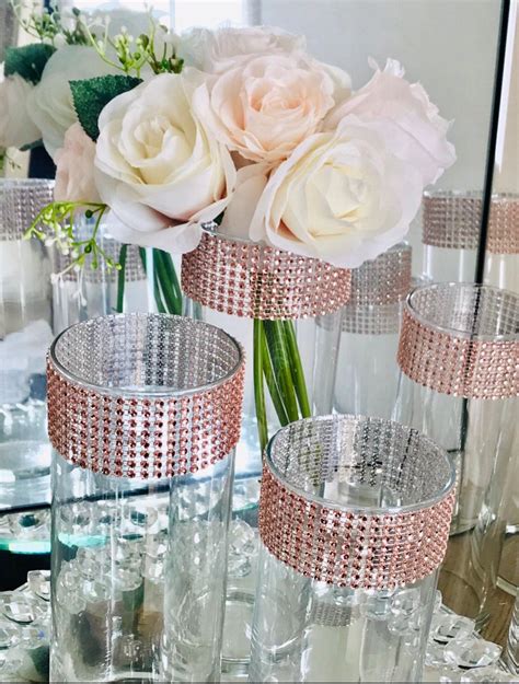 rose gold centerpieces|cheap rose gold centerpieces diy.